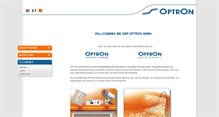 Desktop Screenshot of optron-gmbh.eu