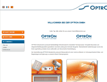 Tablet Screenshot of optron-gmbh.eu